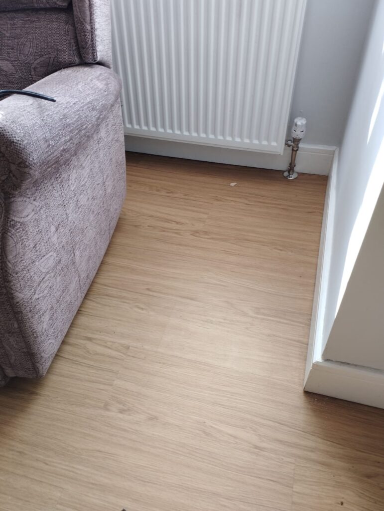 Old Floor before the uplift