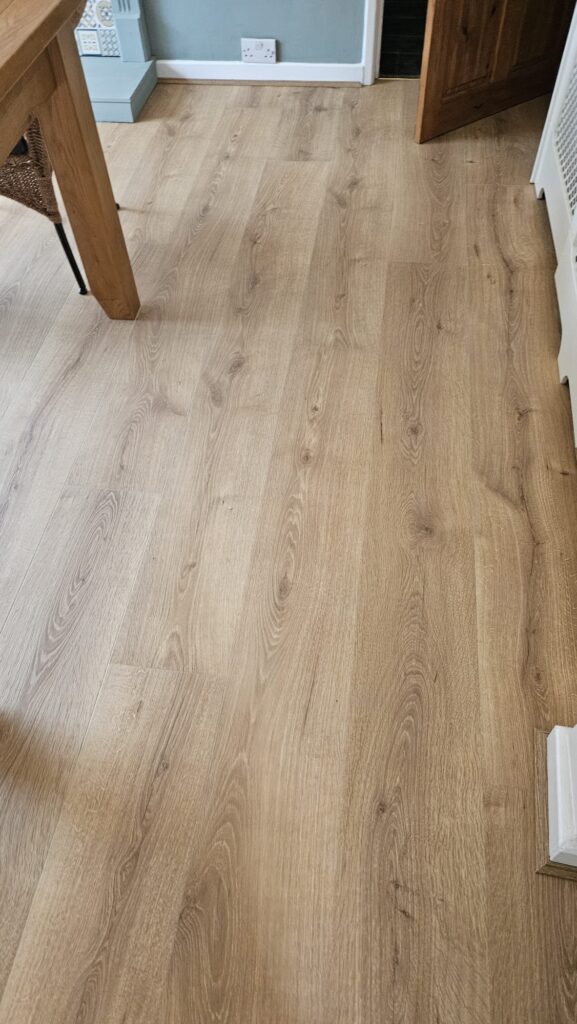 Laminate flooring supplied and fitted by The Floor Barn Ltd